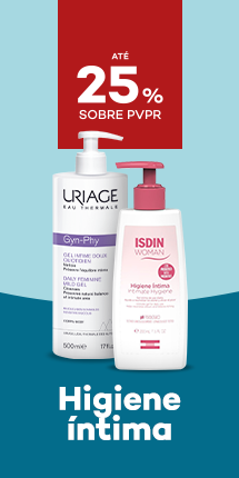 Produtos de higiene intima com destaque promocional de até 30% sobre preço de Venda ao Público Recomendado